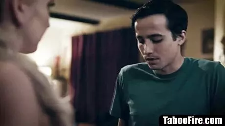 stepmom gets drilled in every hole by stepdaddy & stepson