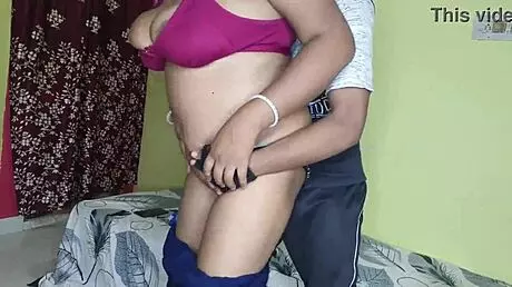 Girlfriend's Tight Ass Pounded by Boyfriend During Period