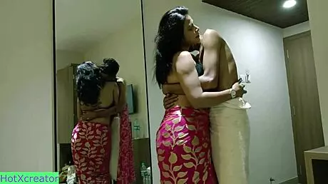 rich wife sneaks hot sex with college boy. their erotic encounter gets wild!