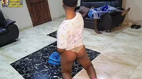 hard anal banging for the wild black girl's fat ass