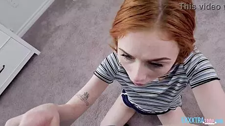 Redhead Teen 18+ Scarlet Skies Banged Hard in Wet Pussy by Ryan McLane