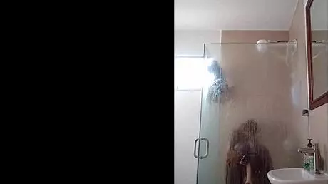 ebony girl drops dildo in shower omg lol 😱