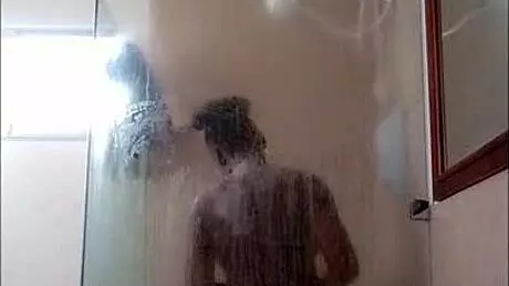 ebony girl drops dildo in shower omg lol 😱