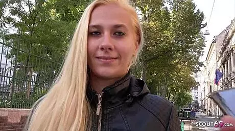 German Scout - Shy Haley Hunter's First Casting Sex Interview Rocks! 😍