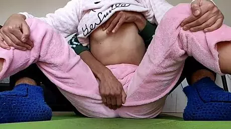 Stepbrother Teases Small 18+ Tits Asian Stepsister 18yo to a Wild Orgasm