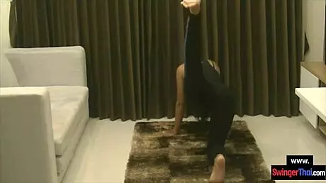 A guy films his hot Asian girlfriend giving a blowjob and getting hardcore sex.