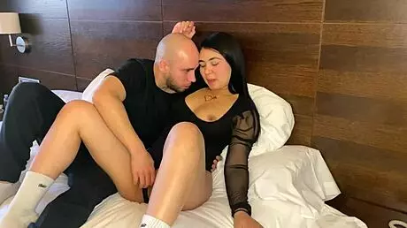 Horny teen 18+ Latina tries squirting for the first time. She ends up soaking the bed with her juices.