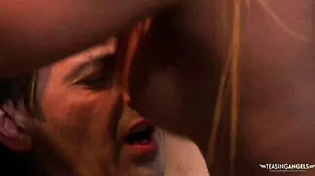 Ebony landlord swallows cum from horny tenant!