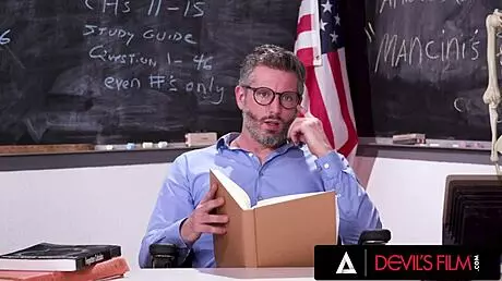 Devils Film - Naughty Katie Kush Seduces Teacher for Top Grades