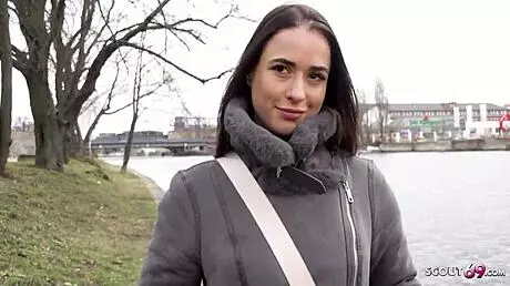 German scout bangs Lydiamaus96’s big butt at rough casting! 🔥