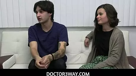 Doctor roleplay with teen patient and milf in hospital threesome