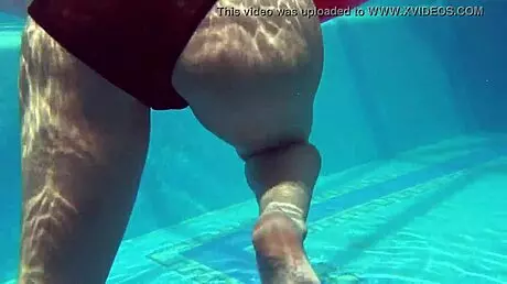 underwater hungarian teen 18+ kittina clairette shines in bikini scene