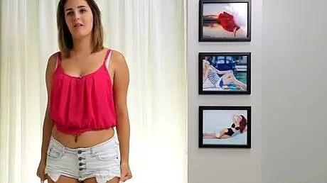 Casting Amateur Gets Interviewed And Roughed Up