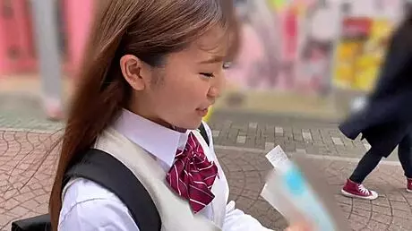 asian teen with small tits gets wet pussy fucking in doggy style to orgasm