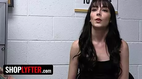 Shoplyfter teen 18+ caught by officer, pounded hard in backroom