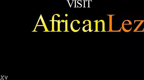 Straight African Teen 18+ Seduced by Lesbian Friend for Intense Oral and Fingering in Fishnets.