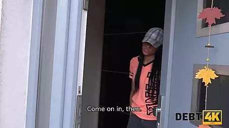 Debt4k guy spares debtor only after quick intense sex in POV style