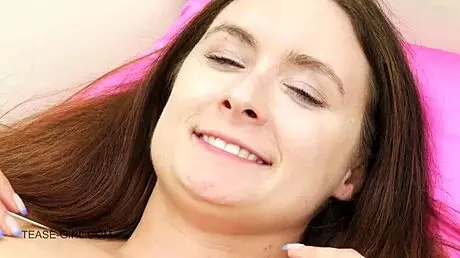 Super Cute Blonde Teen Experiences Huge Orgasm in Lesbian Anal Scene