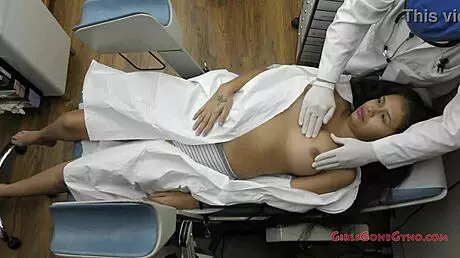 1st gyno exam for ava siren & angel santana, damn nervous