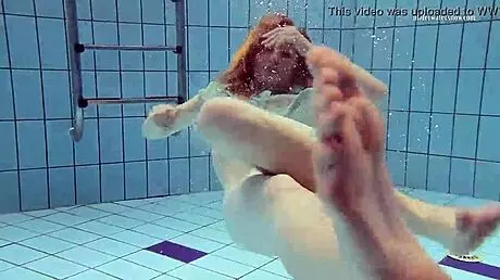 Tiny Ass In A Dress Called Nastya Enjoys Pool Time