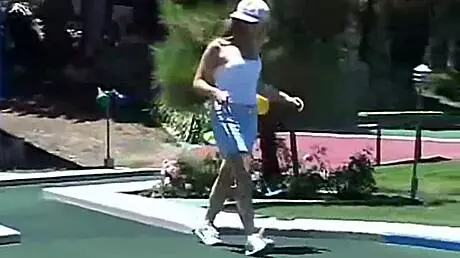 Little 18+ April teases solo outdoors with her petite frame. She fingers herself under the open sky.