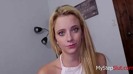 My stepdaughter Riley Star craves dad's dick for intense therapy.