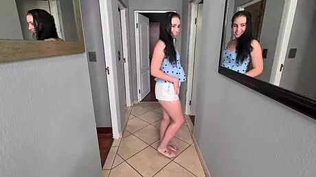 getting a piss facial after i take off my clothes, homemade teen 18+ with small tits stripping and clothes ripped.