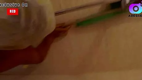 My big cock virgin stepson surprises me. He pounds hard in the bathroom while I shower.