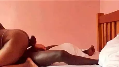dude, this ebony milf rides a thick black cock and gets cum on her ass... hot preview! 🔥