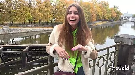 Pickup of Young Ukrainian Elle Rose for Quality Blowjob