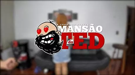 young latina enters ted's mansion naked