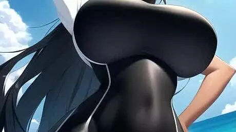 Cute Anime Girls Flaunt Big Tits and Ass in Swimsuit Compilation