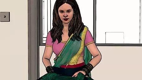 Exclamatory-Provocative Indian Desi Step Mother Fucked Hard by Step Son in Wild Gangbang!