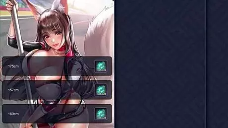 ep1 racer girl mikami teasing with big tits in outfit, monster hentai game 😏