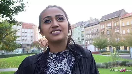 German Scout Tricks Shy Tiny Latina Emma Sweet to Fuck at Fake Model Job