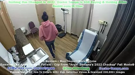 Angel Santana Feels Intense Arousal During Her 2022 Gyno Exam With Nurse Aria Nicole At Doctor Tampa