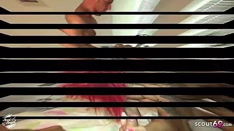 OMG, HE CAME TOO FAST! German hooker gets sprayed without condom