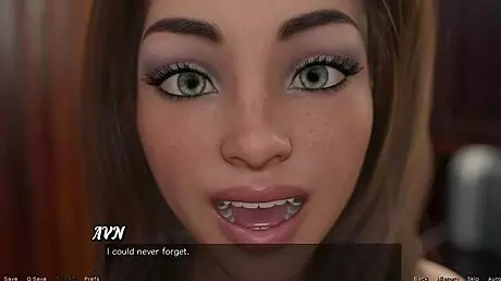 Stranded in space 29, gigi gives cute kisses in 3d anime