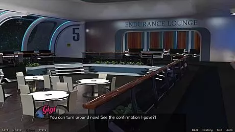 Stranded in space 29, gigi gives cute kisses in 3d anime