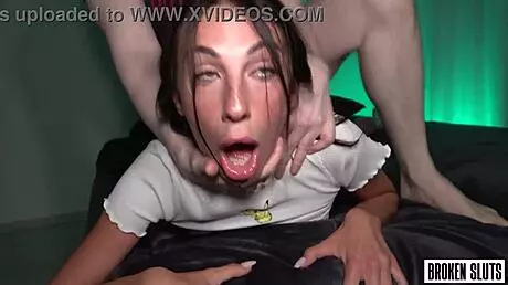 juicy alison becomes just a throat in bedroom quickie