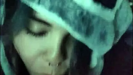 this cute teen in white wolf wants to suck my cock deepthroat style