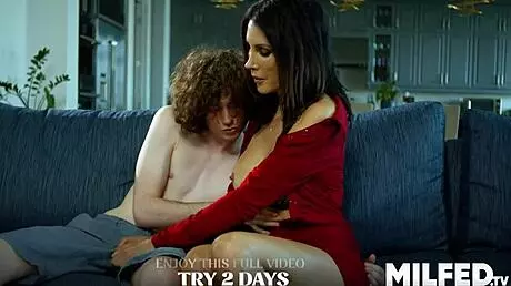 Mature Mom and Step Son Explore Bodies in Seductive Doggy Style