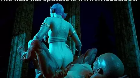 Holy Crap! 3D Elf Craves Big Dick in Wild Uncensored Hentai Animation!