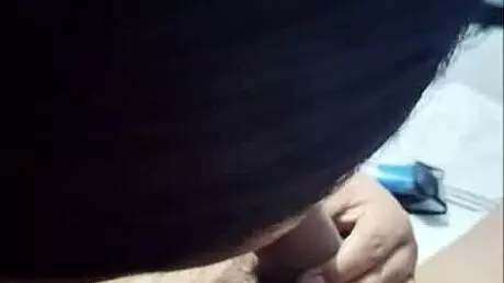 18-year-old guy sucks his cousin's big dick in a gym