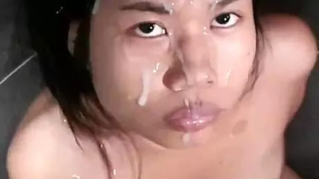 Cumpilation #3 shows massive cumshots on 18-year-old Asian with narrow ass