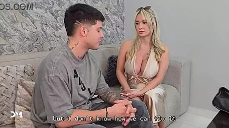 sexy french lawyer collects fees with wild sex from ex-convict danner mendez & tatiana alvarez! 😈