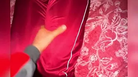 A shy boy in sports uniform faces a big challenge with college students at the party.