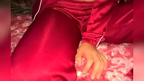 A shy boy in sports uniform faces a big challenge with college students at the party.