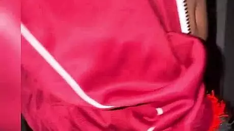 A shy boy in sports uniform faces a big challenge with college students at the party.