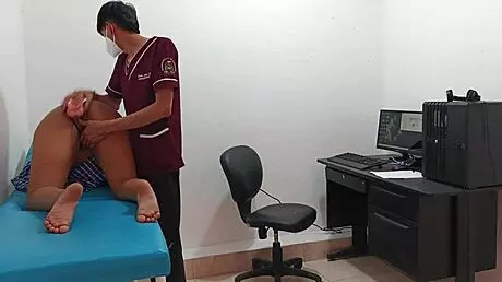 Horny 18-Year-Old Teen 18+ager Gets Pussy Pounded by Perverted Doctor